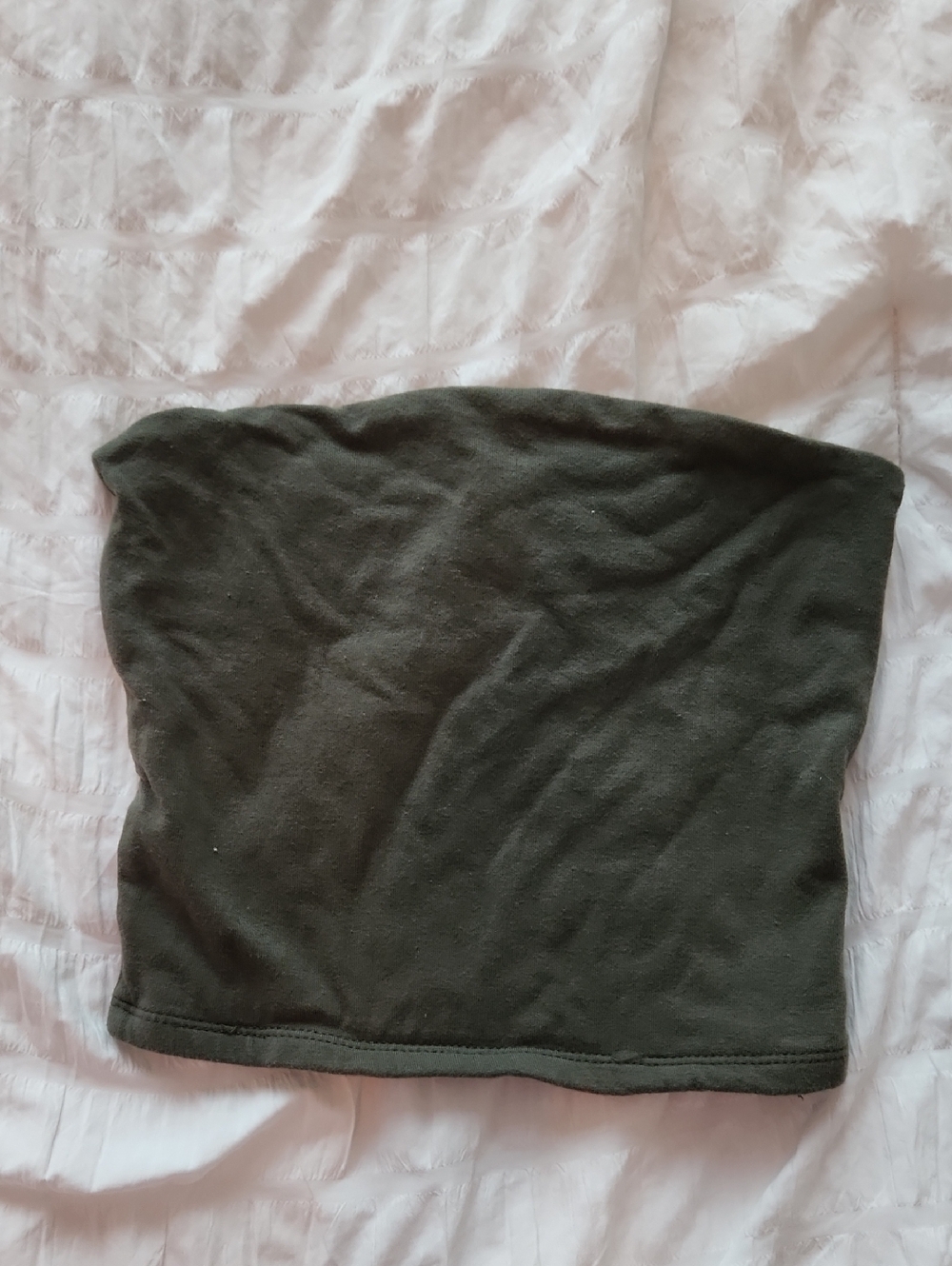 Tilly's Olive Green Strapless Tube Top